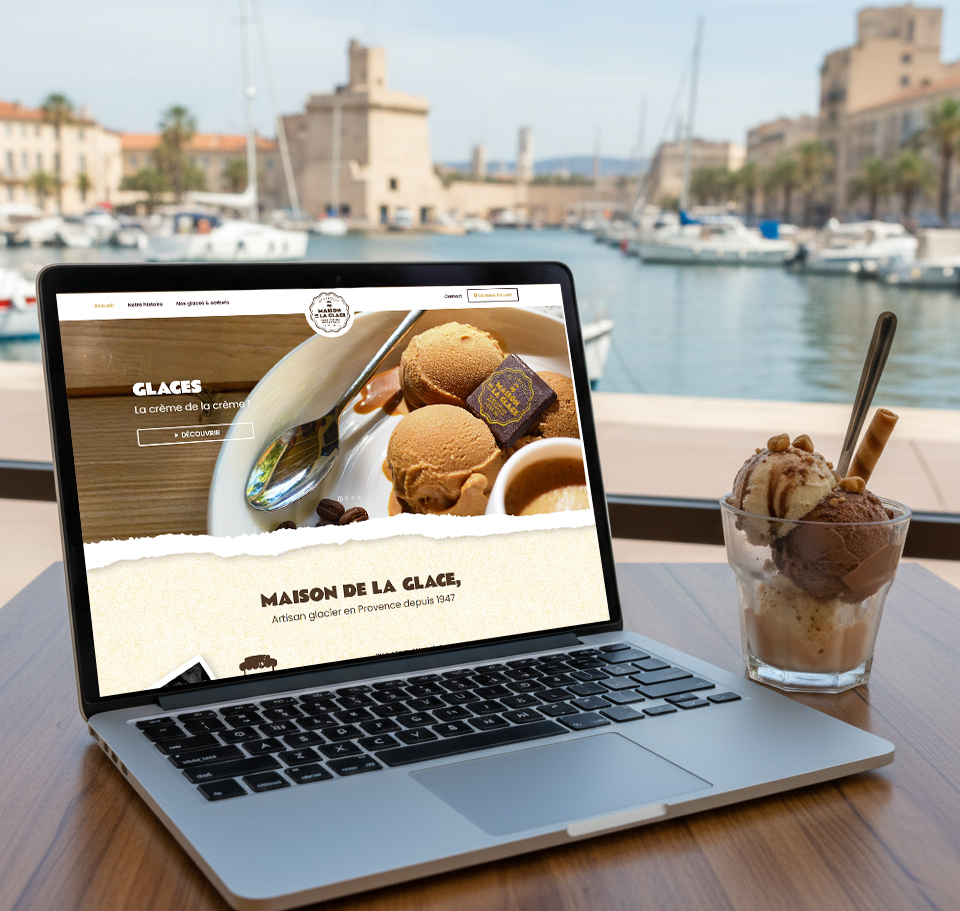 Slide 1 projet Maison de la Glace - Yesss Communication